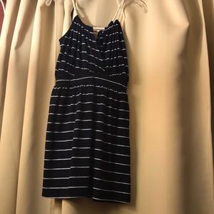 Nautical blue and white dress Sz Small